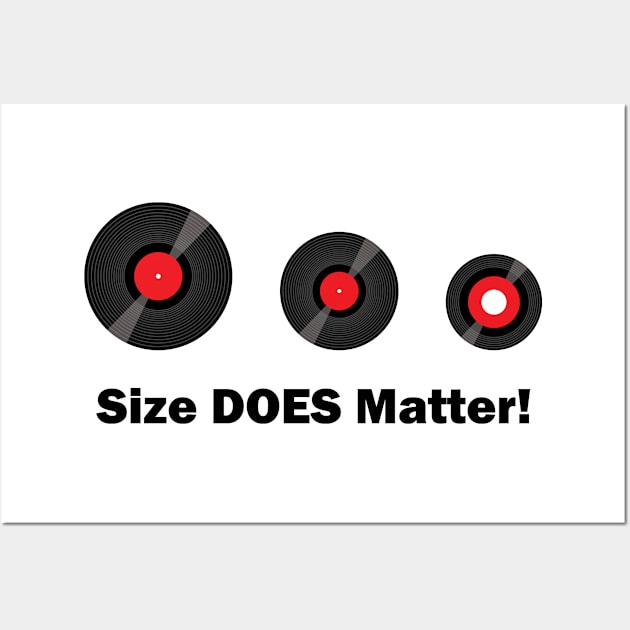 Size DOES Matter! (dark) Wall Art by Grafixfreak